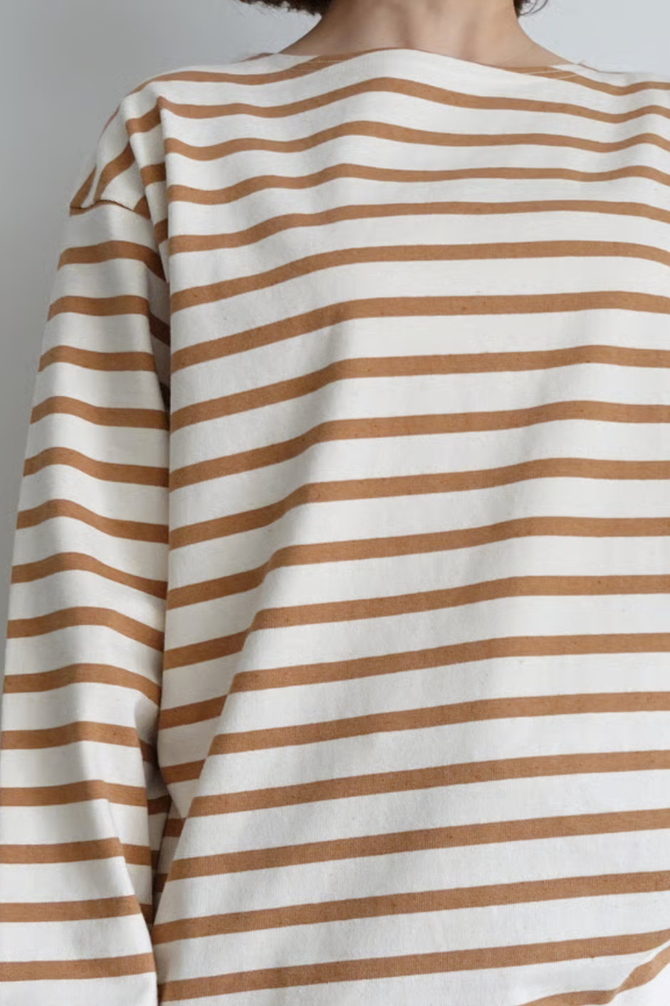 UNDYED STRIPES PULLOVER