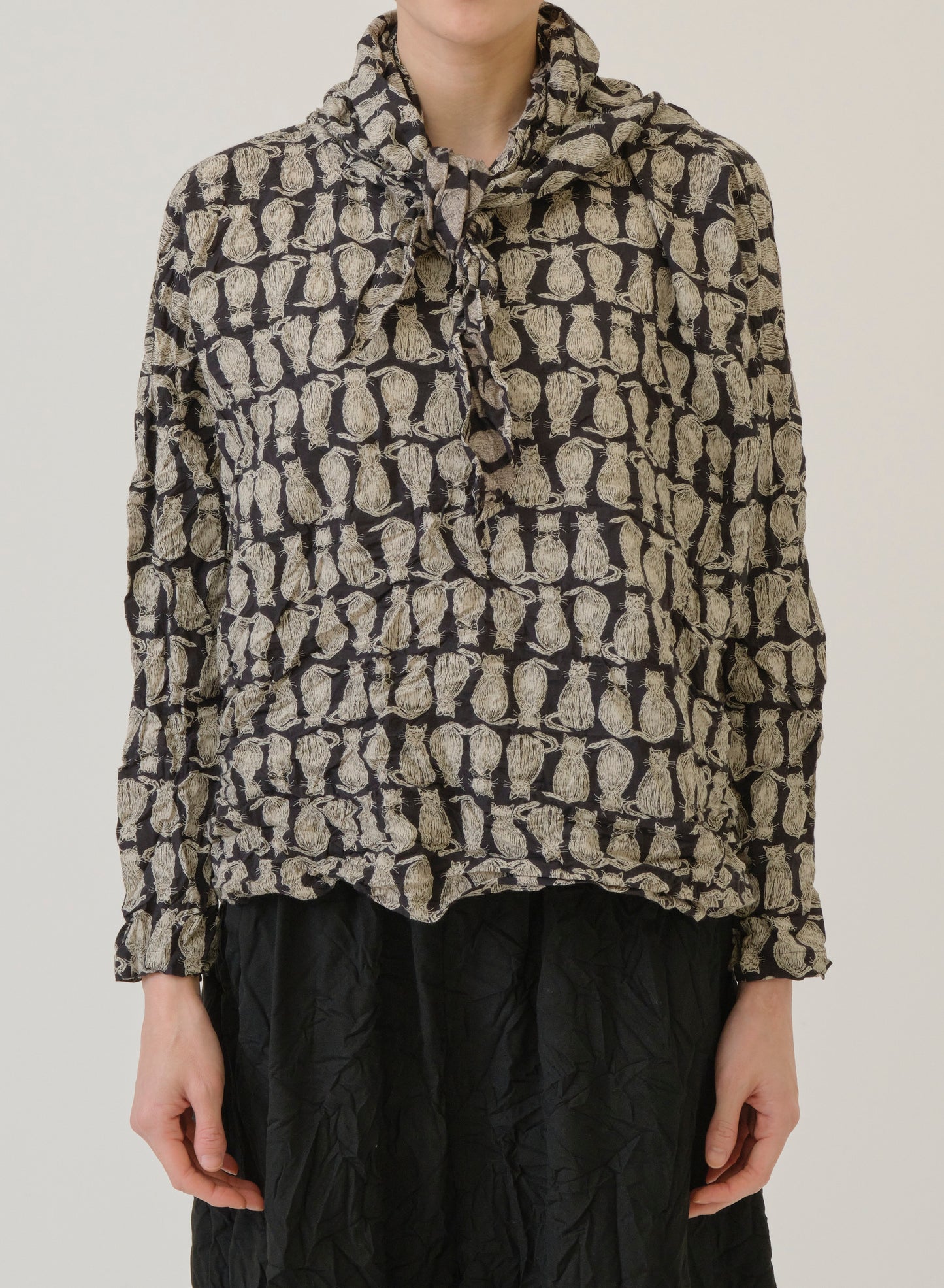 CAT PATROL BLOUSE WITH SCARF