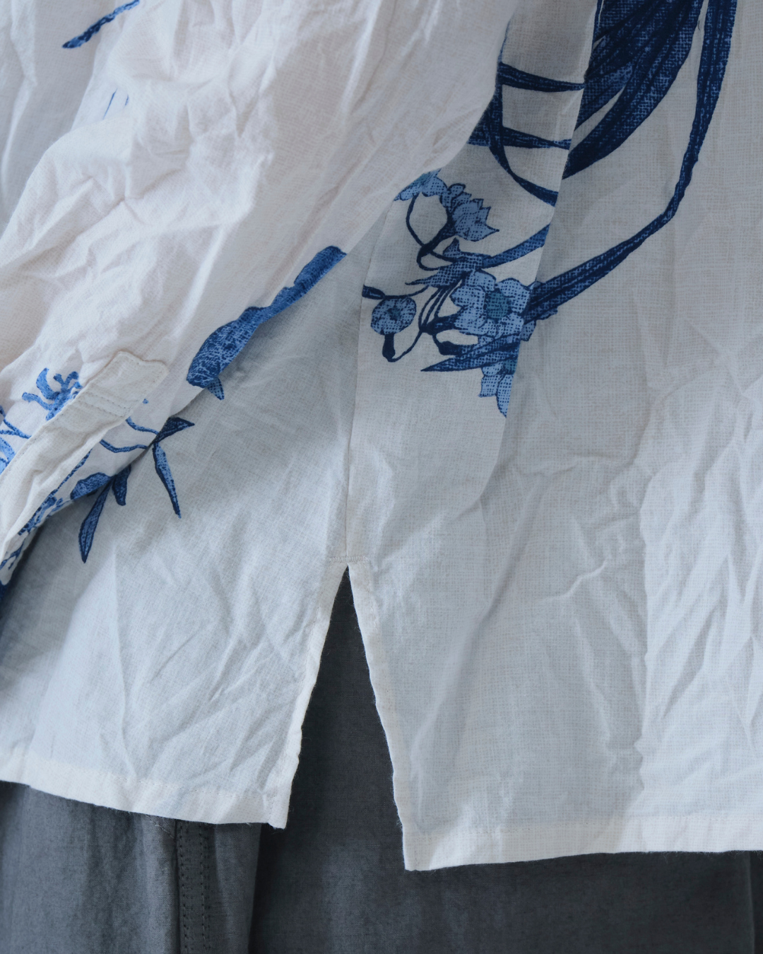 JAPONISM FLOWER PRINT BLOUSE