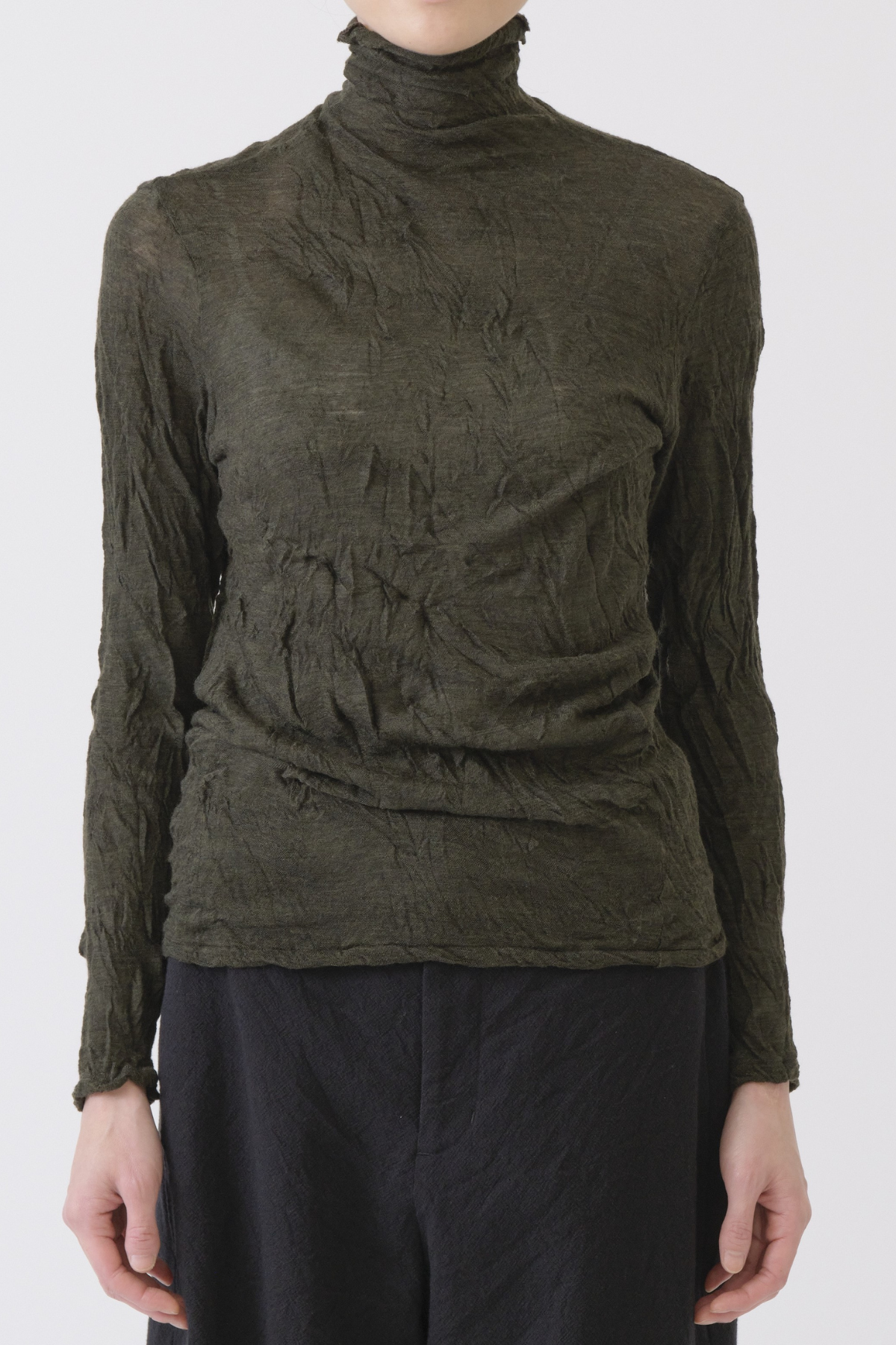 WG CRINKLE TURTLENECK PULL
