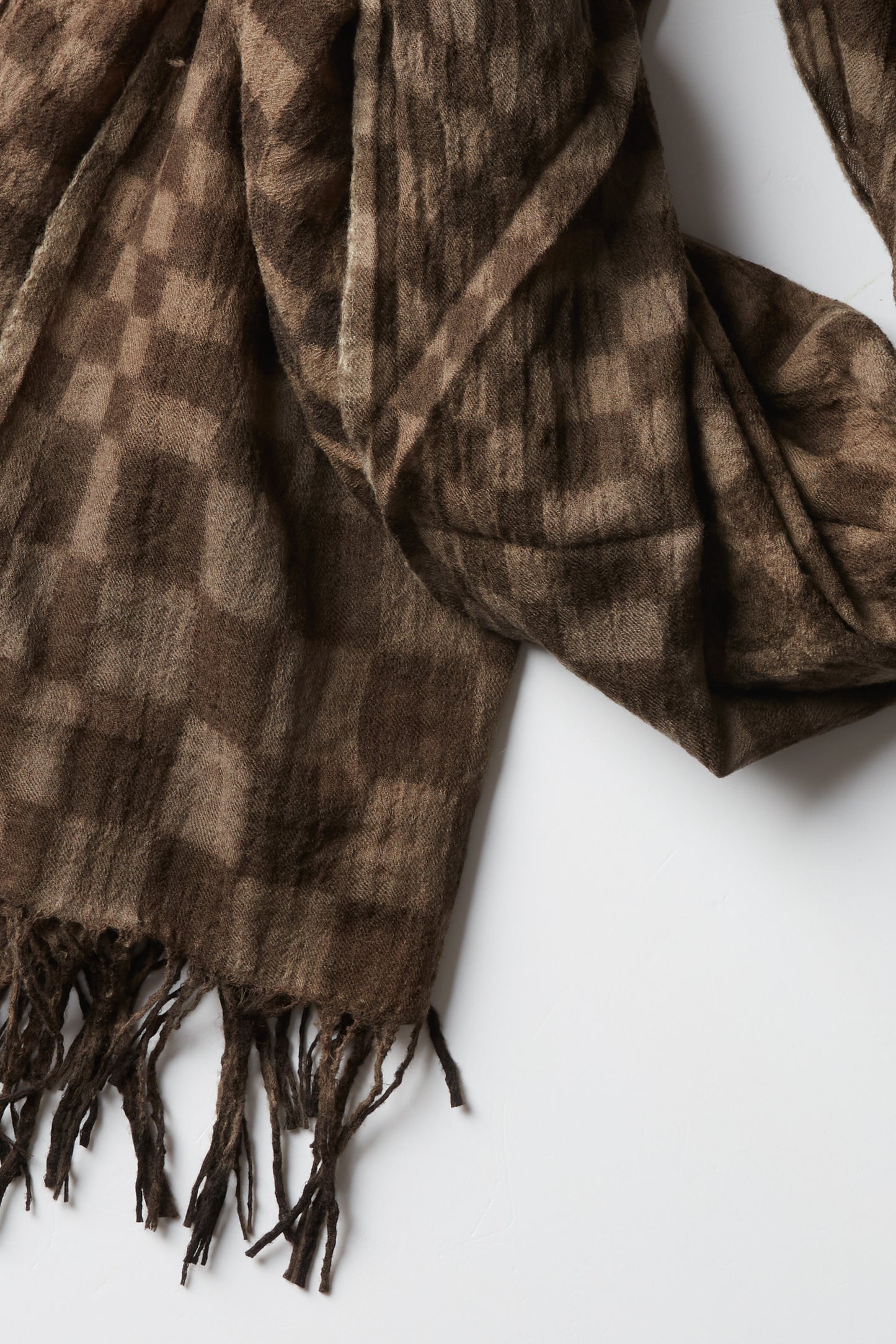 CHECK SCARF