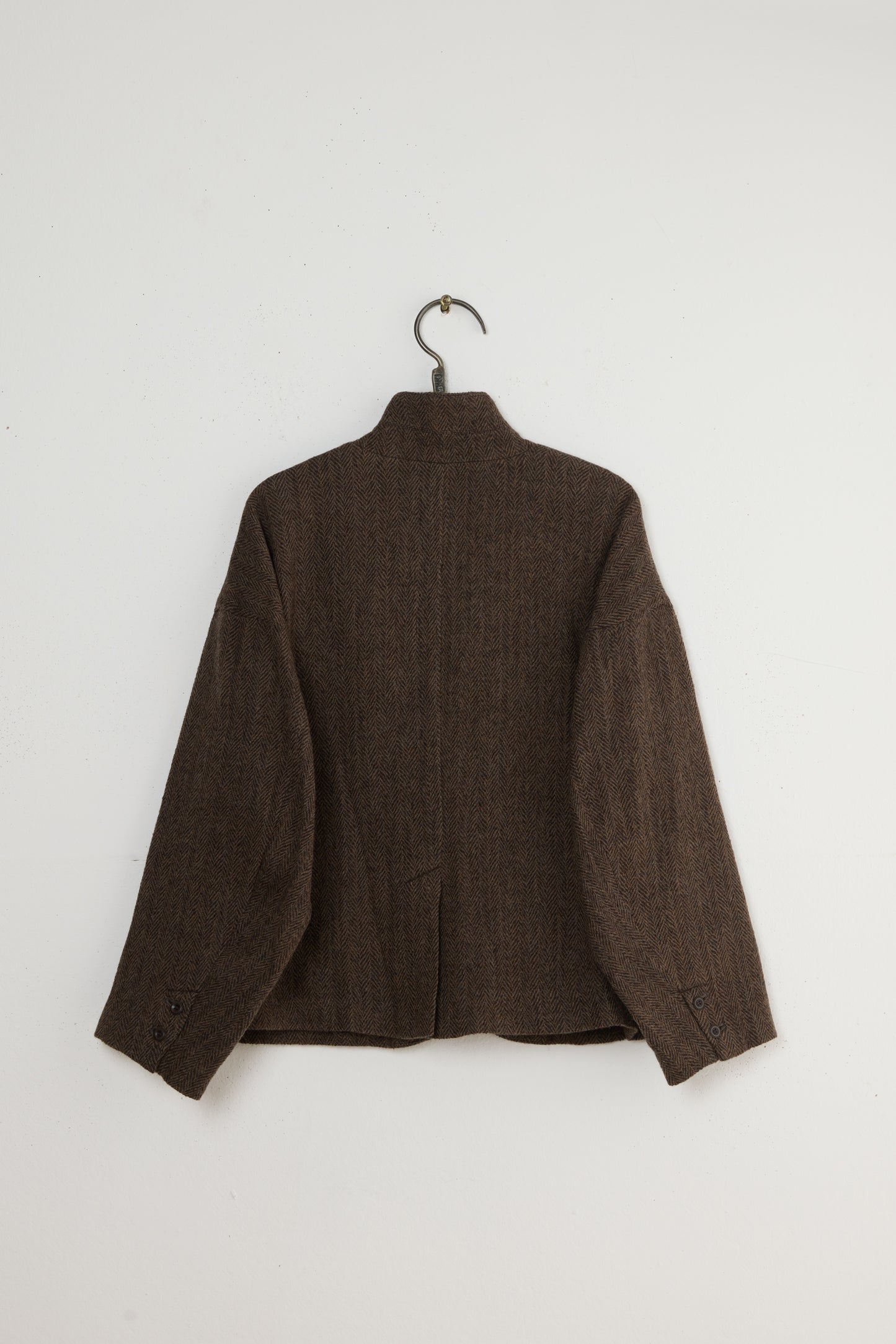 W HERRINGBONE JACKET