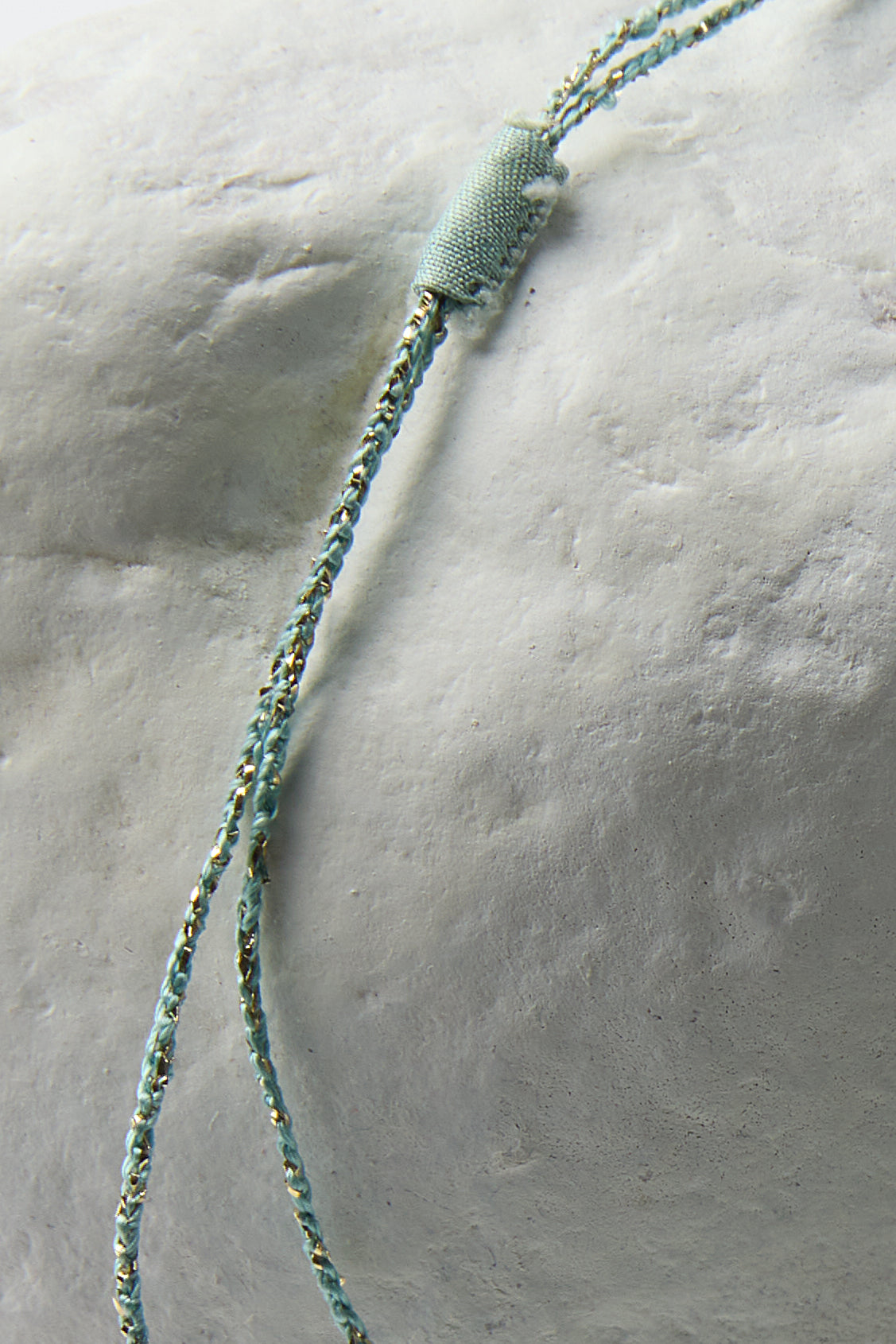 EMBROIDERED SQUARE NECKLACE