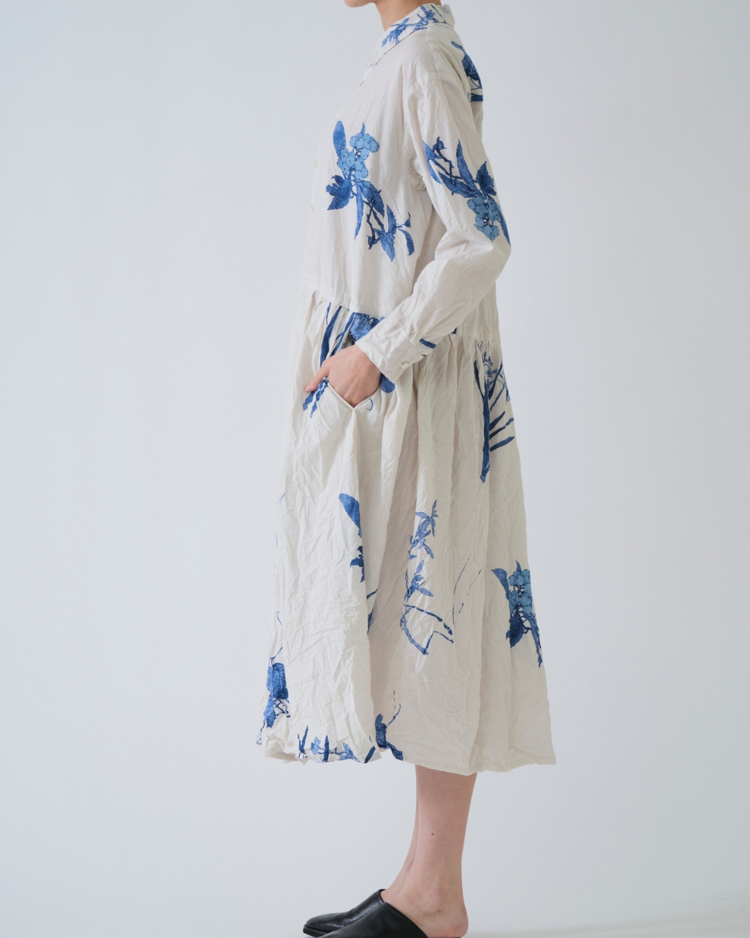 JAPONISM FLOWER PRINT DRESS