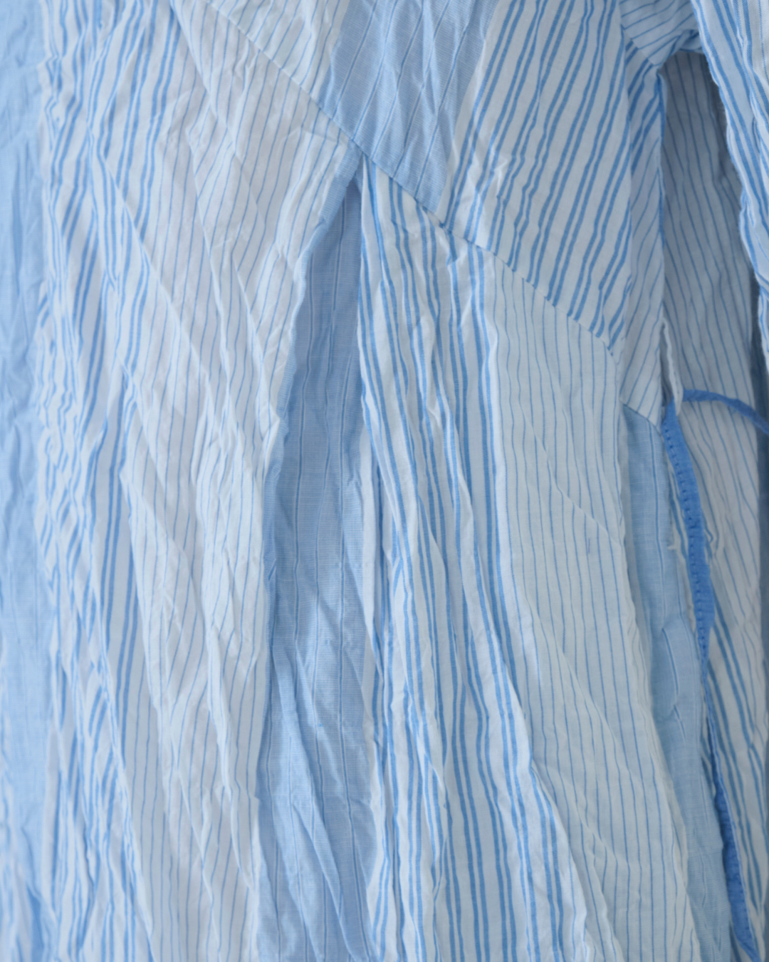 SHIRRING STRIPE DRESS