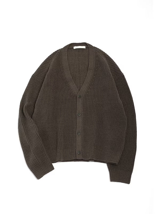 WOOL COTTON CARDIGAN