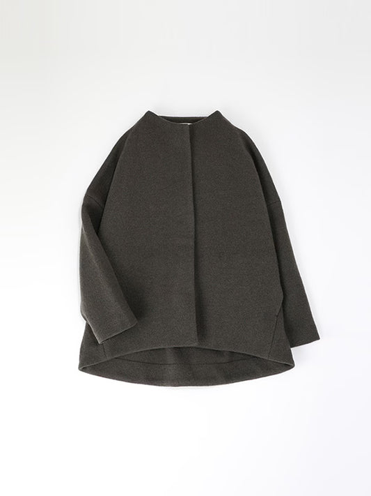 PRESS WOOL SHORT COAT