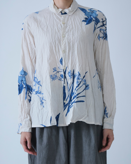JAPONISM FLOWER PRINT BLOUSE