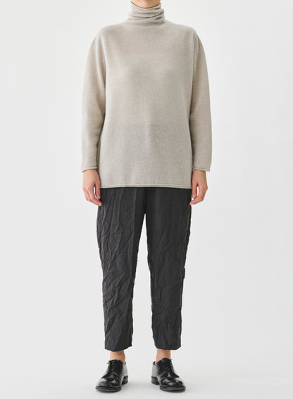 FINE MERINO WOOL TURTLENECK KNIT PULLOVER