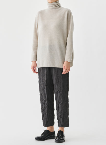 FINE MERINO WOOL TURTLENECK KNIT PULLOVER