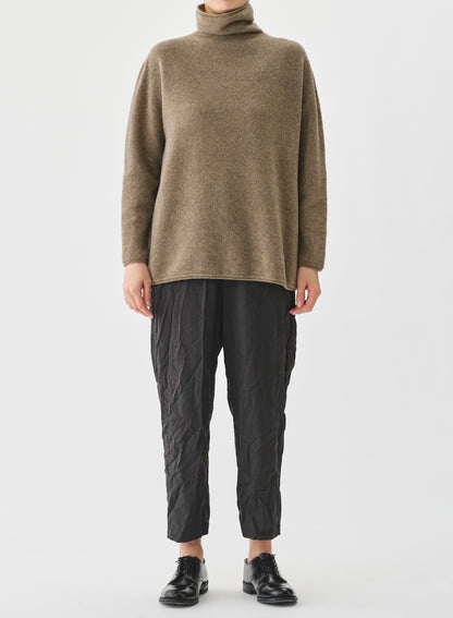 FINE MERINO WOOL TURTLENECK KNIT PULLOVER