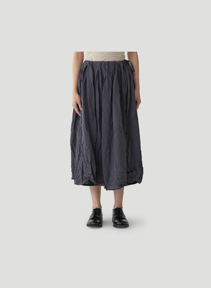 TUCKED LONG SKIRT