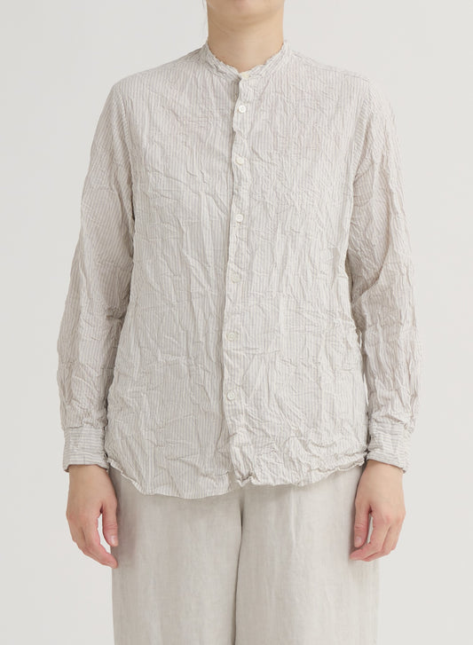 C\L STRIPE COLLAR SHIRT