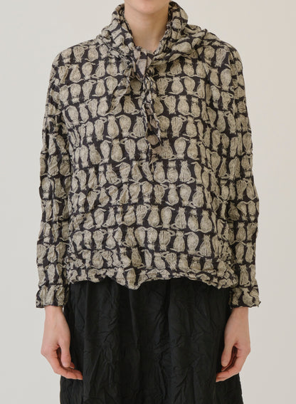 CAT PATROL BLOUSE WITH SCARF