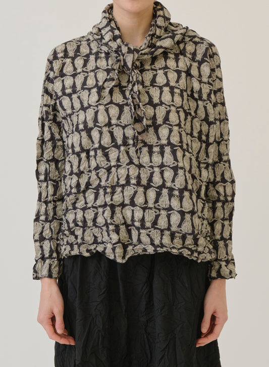 CAT PATROL BLOUSE WITH SCARF