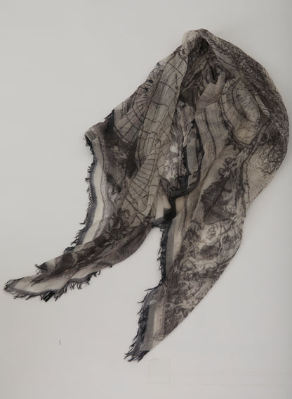 FC TRAVEL PRINT SCARF