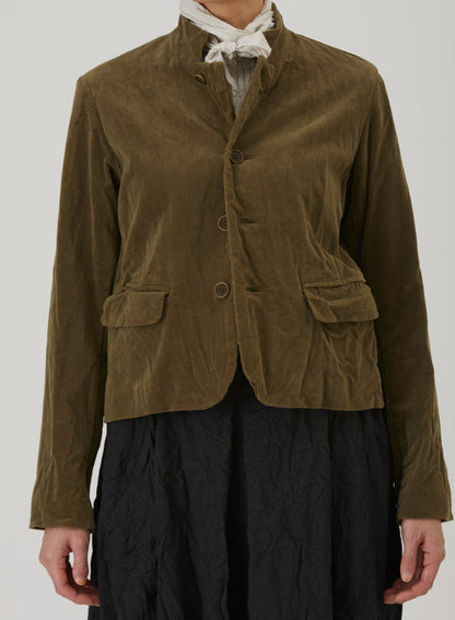 Brushed Cotton Tailored Jacket
