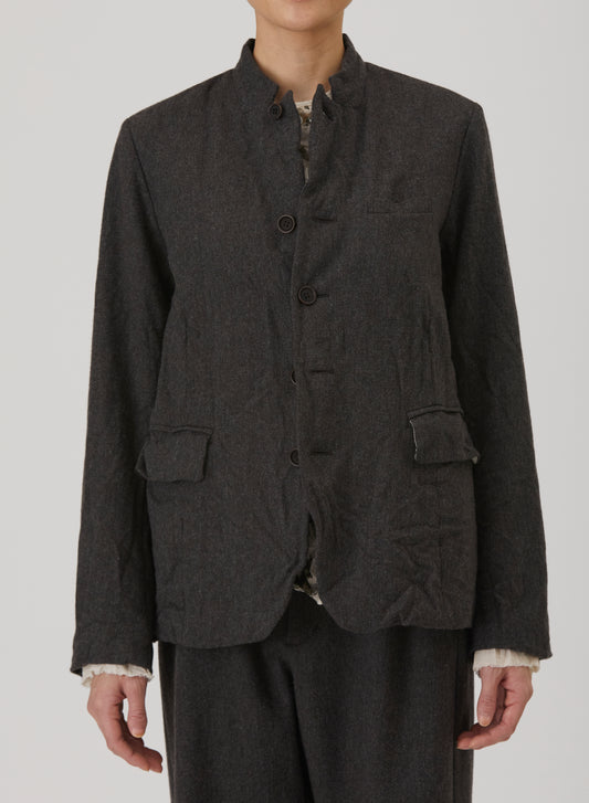 ECO W TWEED TAILORED JACKET