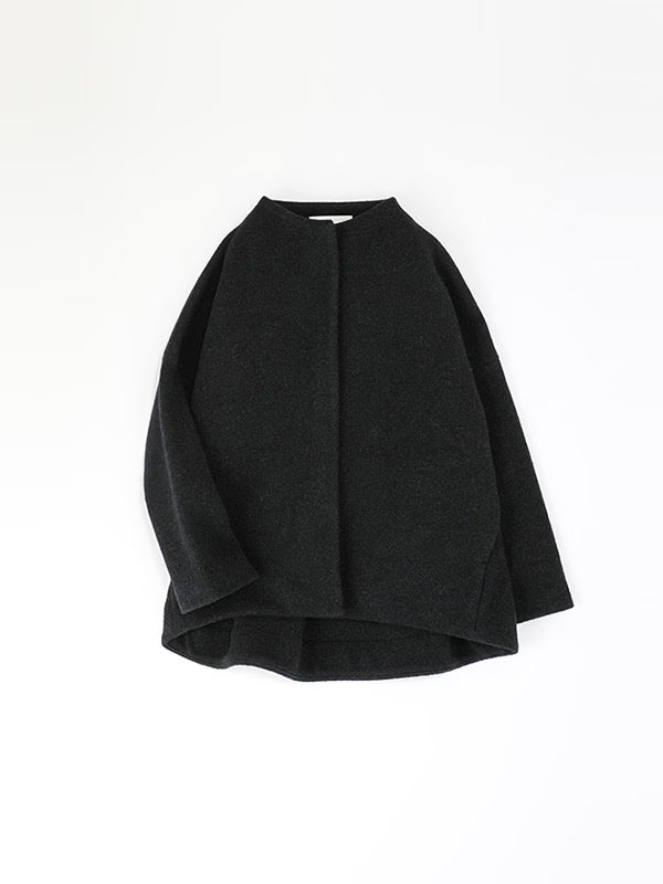 PRESS WOOL SHORT COAT