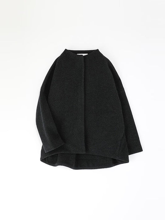 PRESS WOOL SHORT COAT