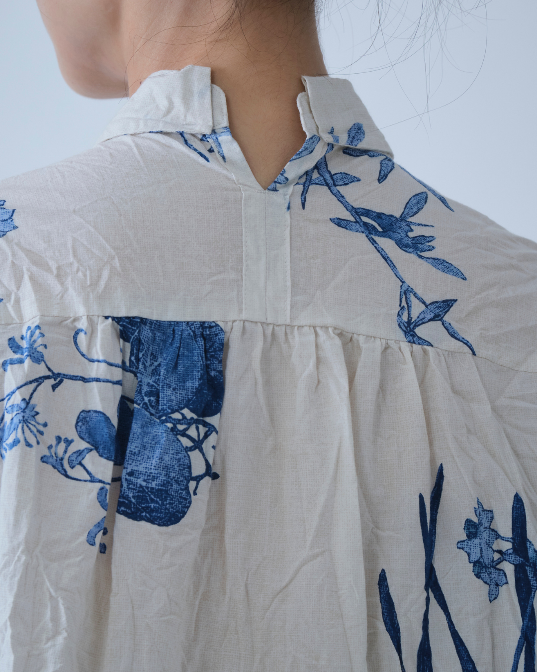 JAPONISM FLOWER PRINT BLOUSE