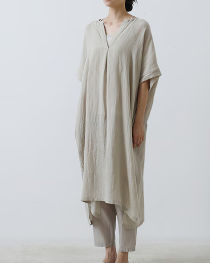 LINEN PONCHO