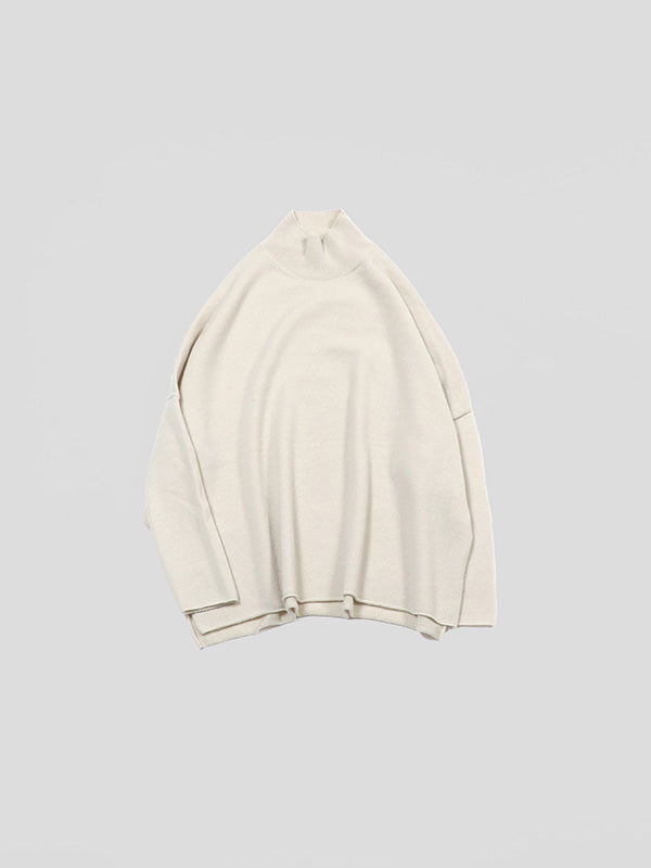 CASHMERE HIGH NECK PULLOVER