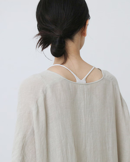 LINEN PONCHO