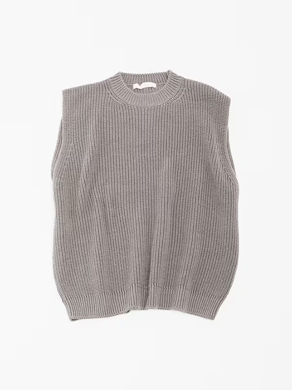 WOOL COTTON VEST