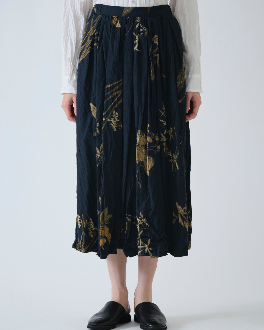 JAPONISM FLOWER PRINT SKIRT