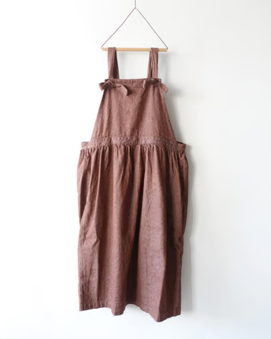 C/L DENIM APRON DRESS