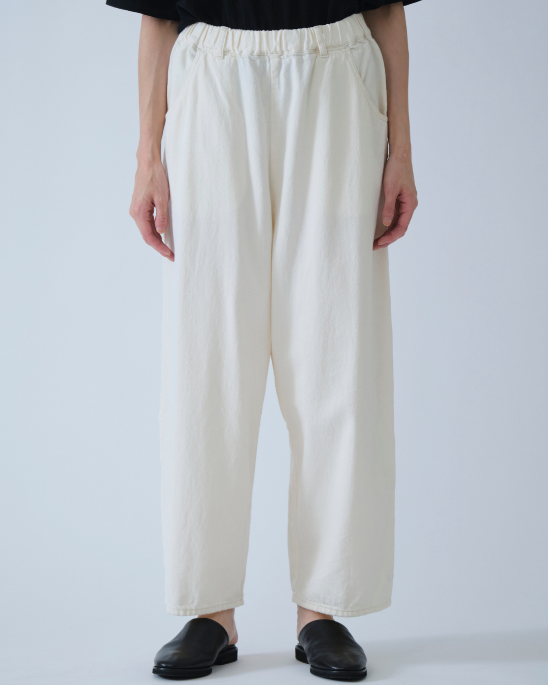 8OZ NATURAL DENIM EASY PANTS