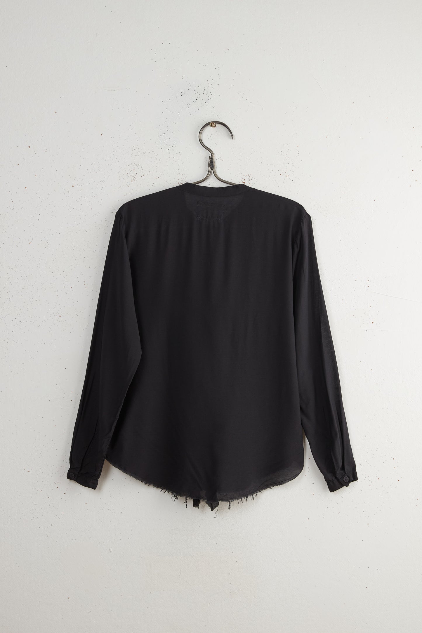 TIN RUFFLES SILK SHIRT