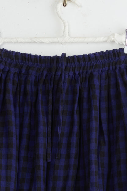 LINEN GINGHAM SKIRT