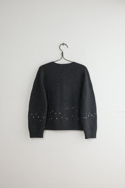 STITCH KNIT CARDIGAN