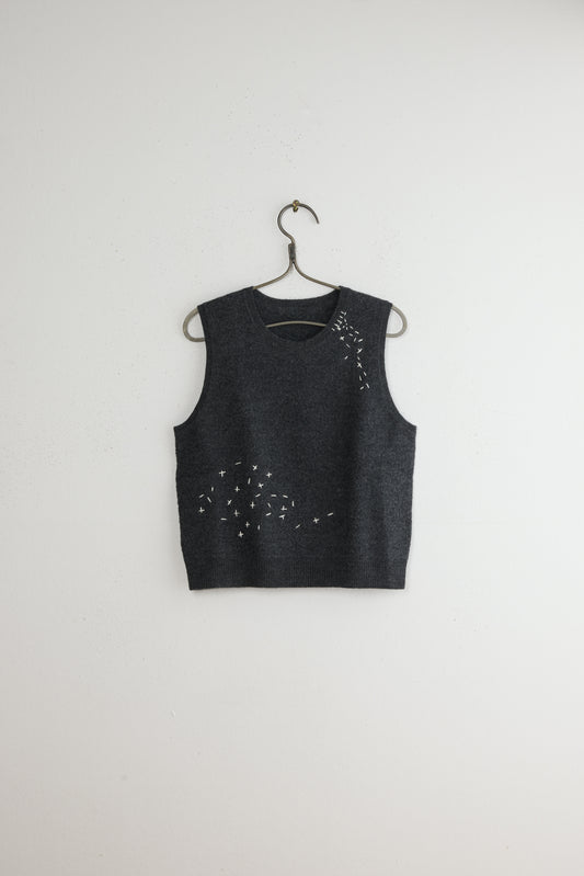 STITCH KNIT VEST