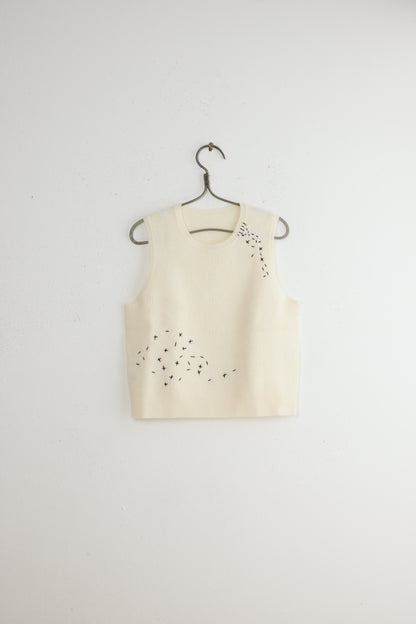 STITCH KNIT VEST