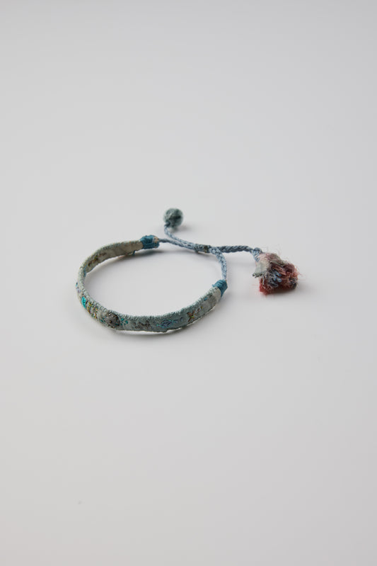 BLUE EMBROIDERED BRACELET