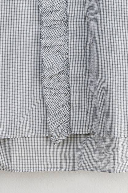 BISHOP RUFFLE PLAID SHIRT