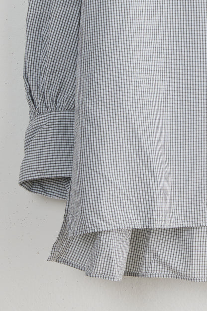BISHOP RUFFLE PLAID SHIRT