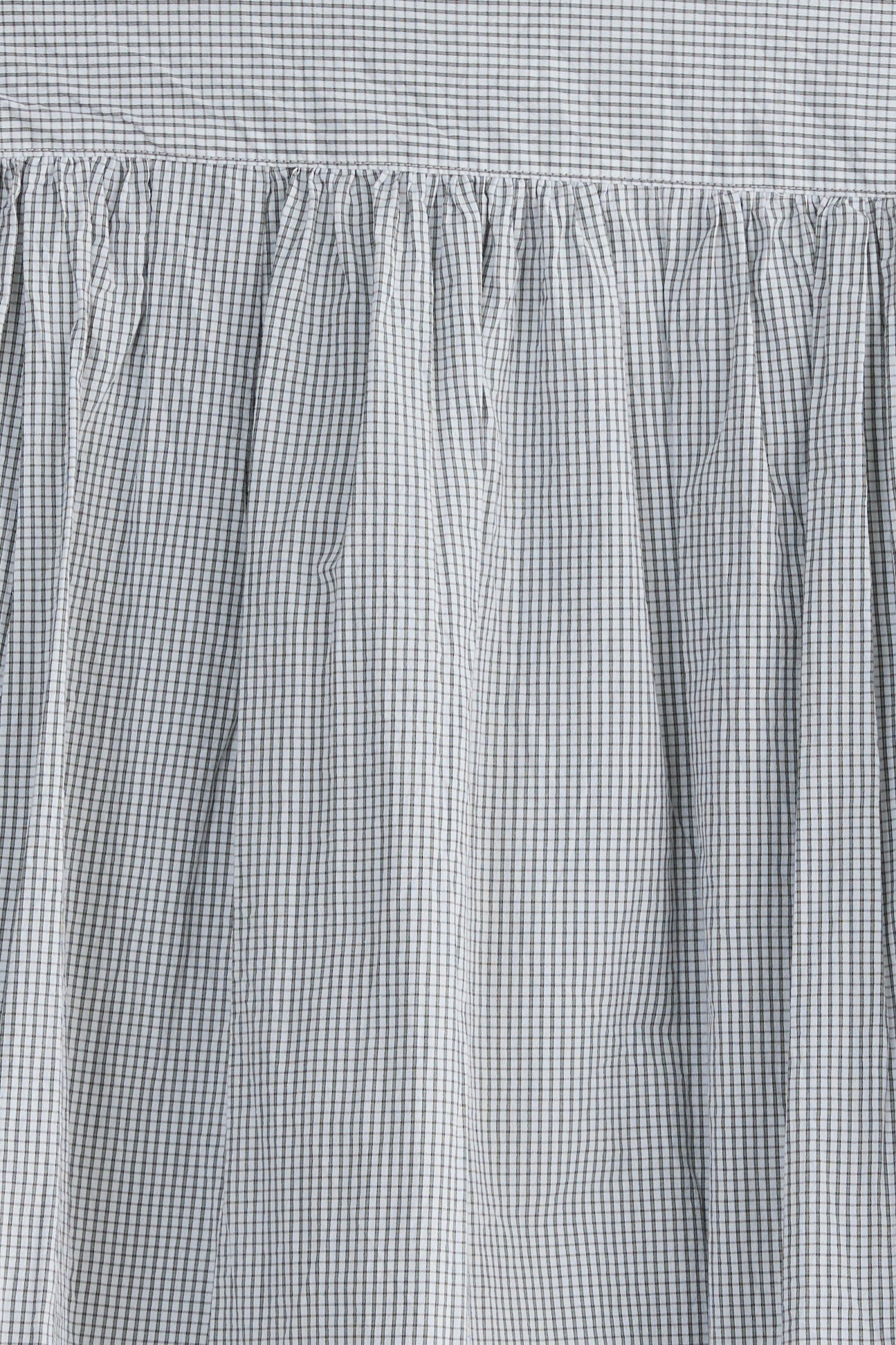 BISHOP RUFFLE PLAID SHIRT
