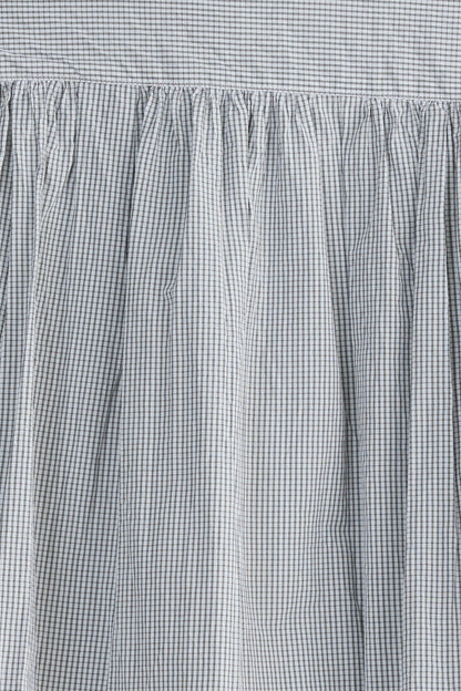 BISHOP RUFFLE PLAID SHIRT