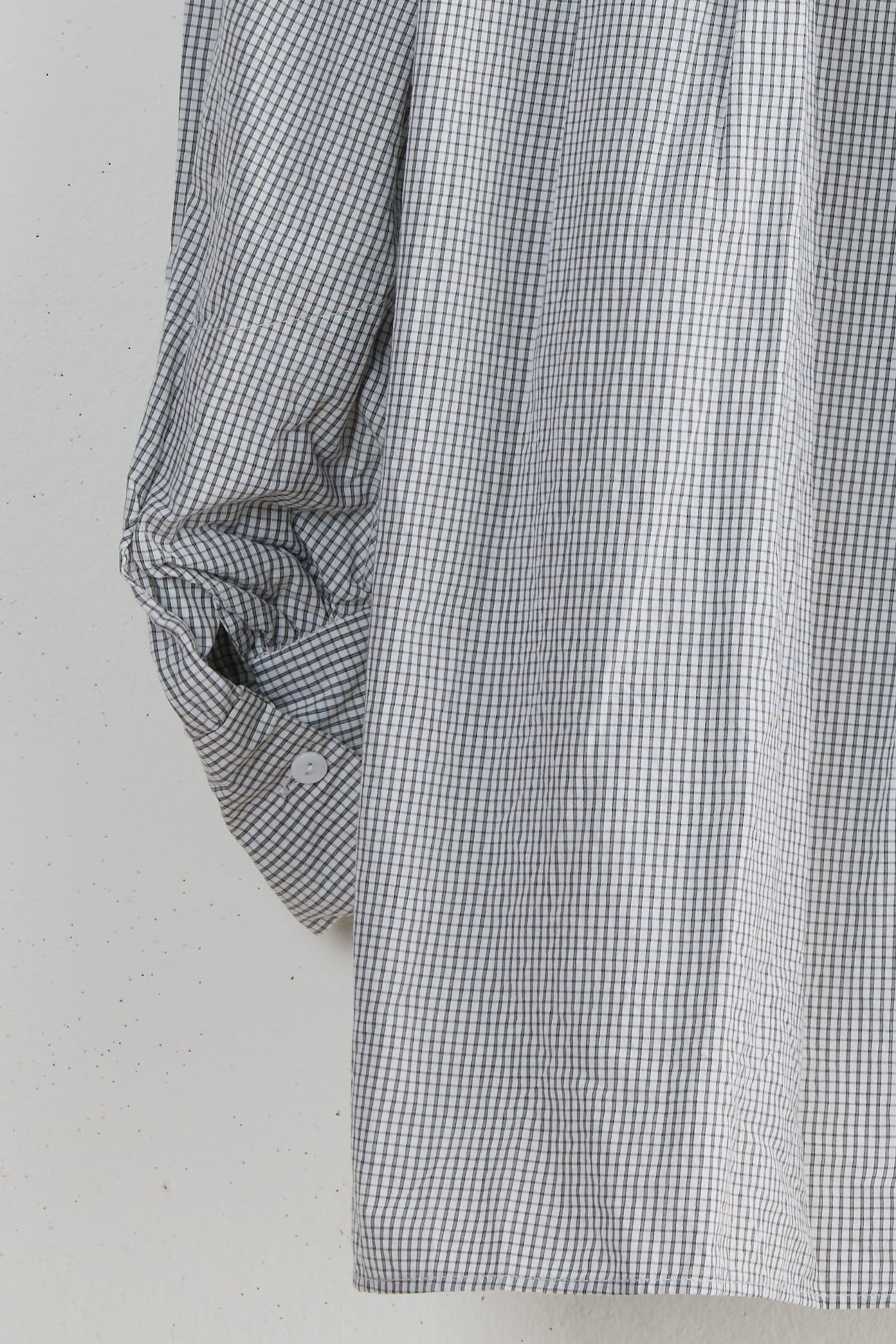 BISHOP RUFFLE PLAID SHIRT