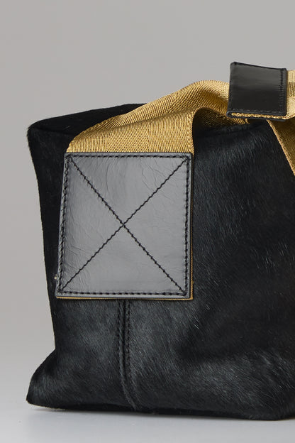 MEDIUM COWHIDE TOFU BAG