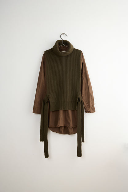 SLV HIGH NECK VEST