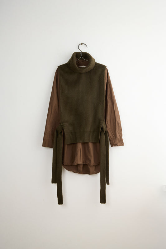 SLV HIGH NECK VEST