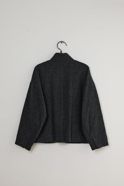 W HERRINGBONE JACKET