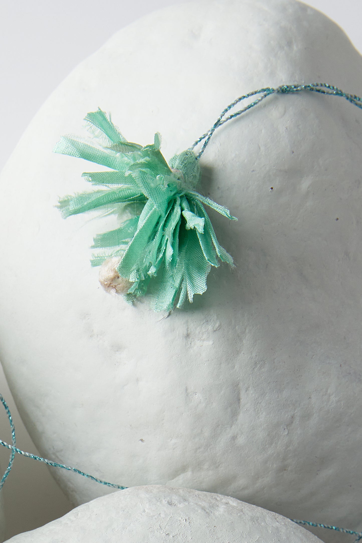 EMBROIDERED HEART NECKLACE