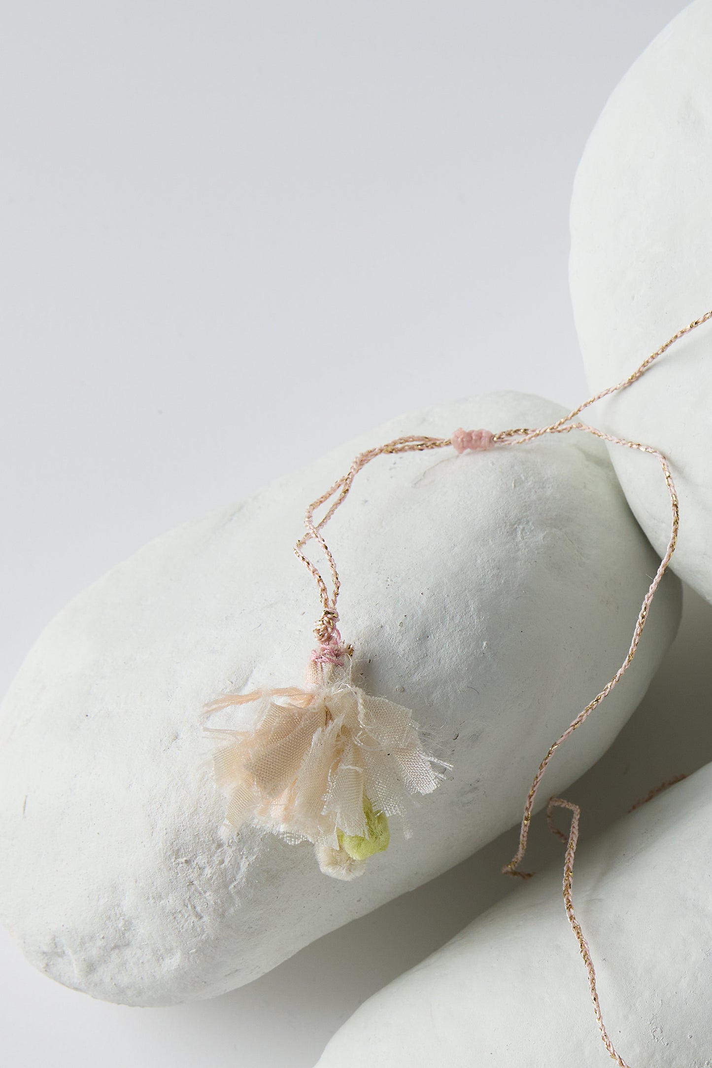 EMBROIDERED SQUARE NECKLACE