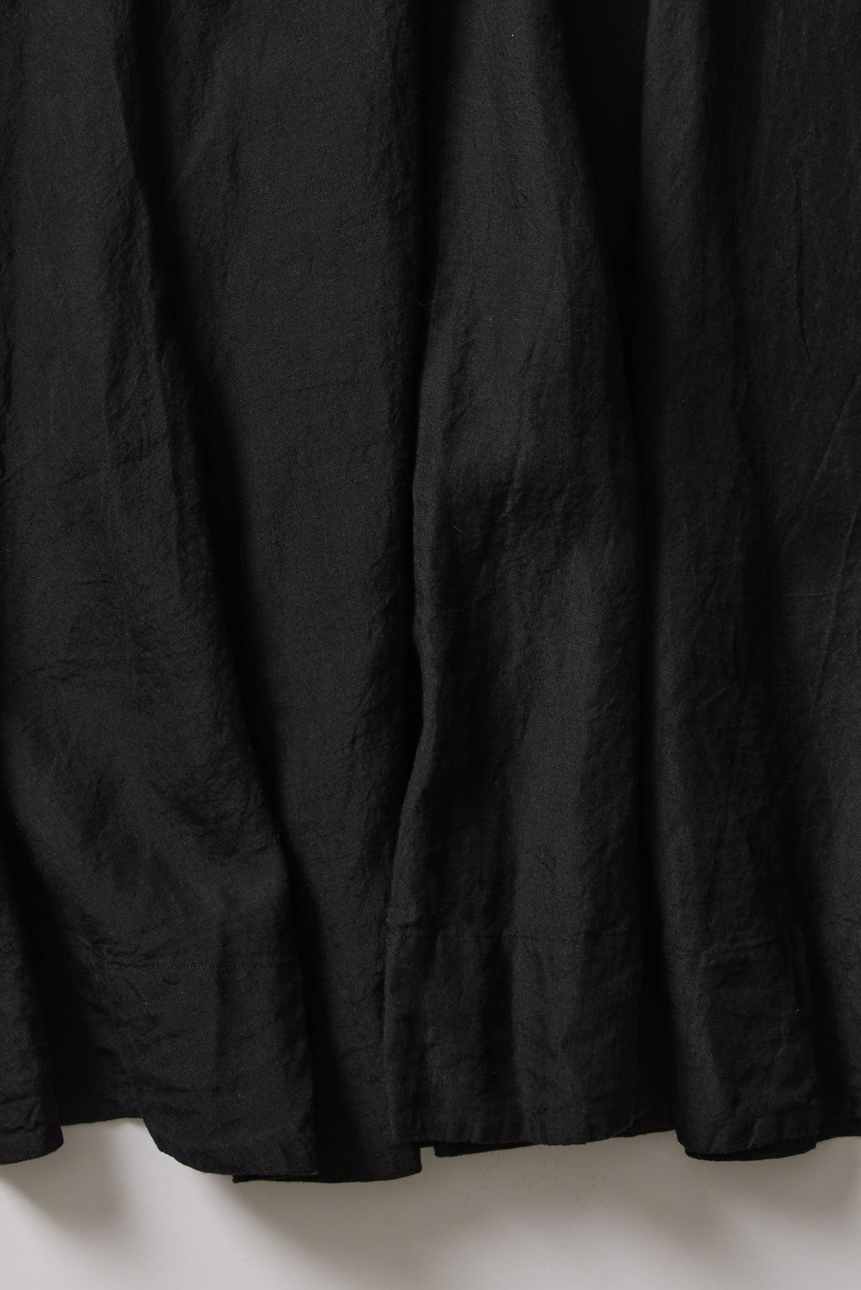 PUFFY SLEEVES LINEN DRESS / GASA / OS